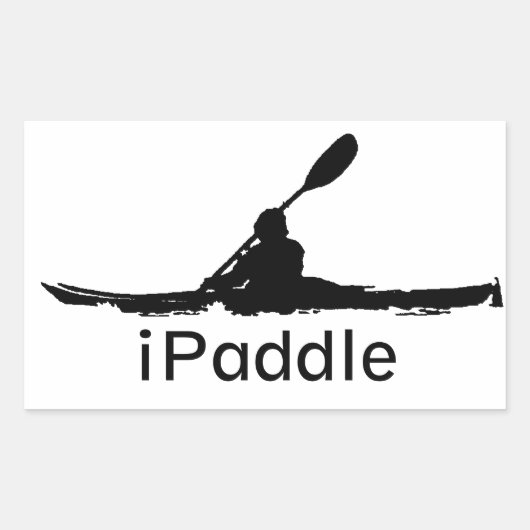 iPaddle Rechthoekige Sticker (Voorkant)