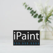 iPaint. House Painter Contractor Visitekaartje (Staand voorkant)