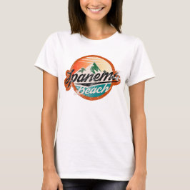 Ipanema Beach rio  badge nood T-shirt
