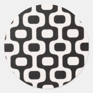 Ipanema Leblon sidewalk Rio Brasil Ronde Sticker