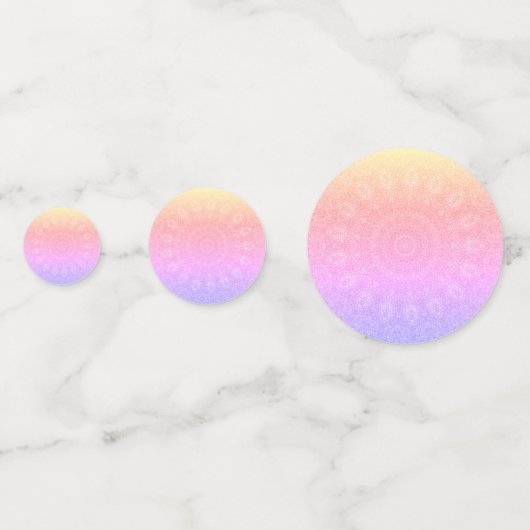 Ipanema perle rose doilies confetti (Devant)