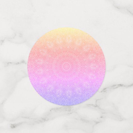 Ipanema perle rose doilies confetti (Petit recto)