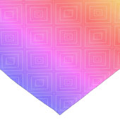 Ipanema Rainbow Hypnotic Diamond Modern Pop Art Korte Tafelloper (Hoek)