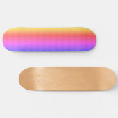 Ipanema Rainbow Hypnotic Diamond Modern Pop Art Skateboard (Horizontaal)
