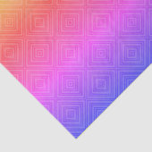 Ipanema Rainbow Hypnotic Diamond Modern Pop Art Tissuepapier (Detail)