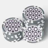 Ipanema Sidewalk Pattern, Beach Pattern, Brazil Poker Chips (Opstapeling)