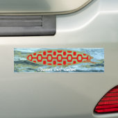 Ipanema surf cultuur bumpersticker (Op auto)