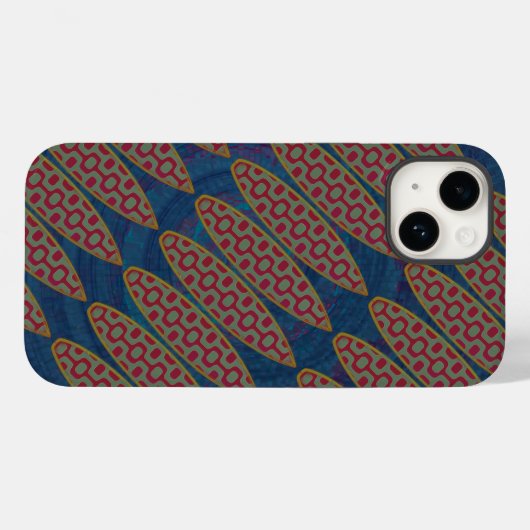 Ipanema Surfboard patroon Case-Mate iPhone Case (Achterkant (horizontaal))