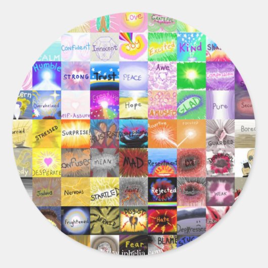 Iphelia gevoelens Sticker (Voorkant)