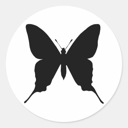Iphiclides podalirius ronde sticker (Voorkant)
