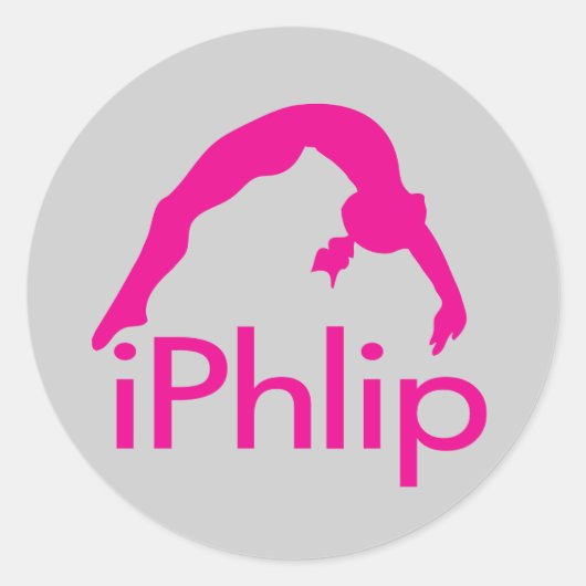 iPhlip Gymnastiek Sticker (Voorkant)