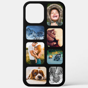 iPhone12 Max Sjabloon voor fotocollage Rond telefo iPhone 12 Pro Max Hoesje