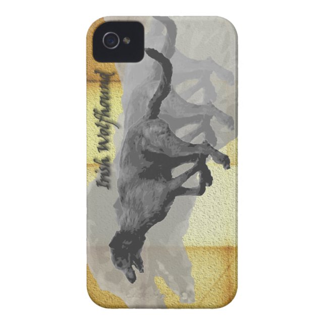 iphone4のためのアイルランドWolfhound1 Case-Mate iPhone Case (Achterkant)