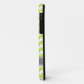 iPhone5 Aangepast monogram grijs Limoen Chevron Case-Mate iPhone Case (Achterkant/links)