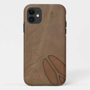 iPhone5 Masculine Deer FootPrint Leather Kijk iPhone 11 Hoesje