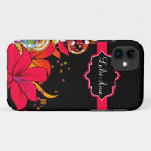 iPhone5 Meisjes Abstract tropisch regenmonogram Case-Mate iPhone Case (Achterkant (horizontaal))