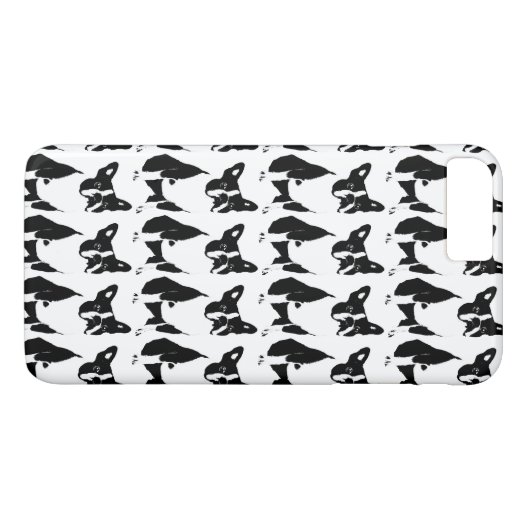 IPHONE7/7A -Boston terrier iphone 7 coque (Dos (Horizontal))