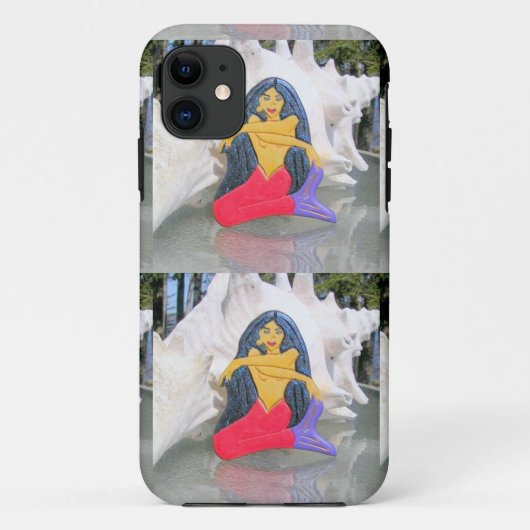 iPhone 11 2 sirènes assis coque (Dos)