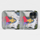 iPhone 11 2 sirènes assis coque (Dos (Horizontal))