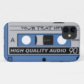 iPhone 11 Bande de cassette personnalisé coque iphone-mate (Dos (Horizontal))