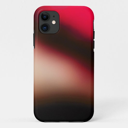 iPhone 11 Coque Abstrait-Mate de Red Explorer (Dos)