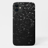 iPhone 11 Coque Black Crystal Bling Strass (Dos)