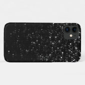 iPhone 11 Coque Black Crystal Bling Strass (Dos (Horizontal))