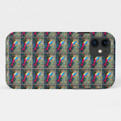 iPhone 11 coque de motif de sirène bleu (Dos (Horizontal))