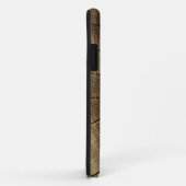 iPhone 11 Coque de section de coupe d'arbre en chêne SE+5/5S (Dos/Droite)