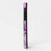 iPhone 11 coque d'iphone en art fractal rose pastel (Dos/Gauche)