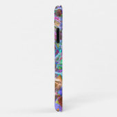 iPhone 11 Coque Floral Abstrait Verre (Dos/Droite)