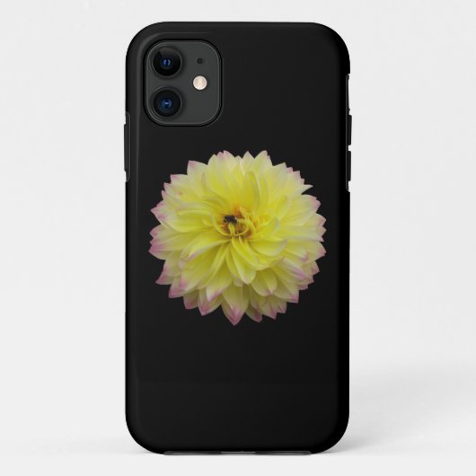 iPhone 11 Coque iPhone5 à fleurs jaunes (Dos)