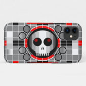 iPhone 11 Coque robuste de l'iPhone TV crâne (Dos (Horizontal))