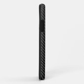iPhone 11 Coque téléphone/tablette - Fibre de carbone - Noir (Dos/Droite)