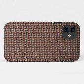 iPhone 11 Coque : Tweed Fabric Brown (Dos (Horizontal))