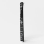 iPhone 11 Courbe de page noire avec Coque d'yeux-Coque (Dos/Gauche)