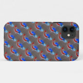 iPhone 11 étoile de natation vers le haut sirènes coque (Dos (Horizontal))