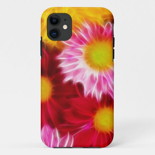 iPhone 11 Gerberas Floral Coque-Mate Coque (Dos)