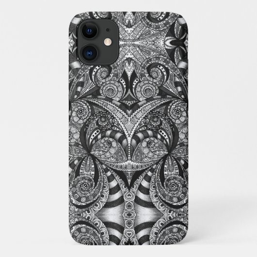 iPhone 11 Hoesje abstracte achtergrond (Achterkant)