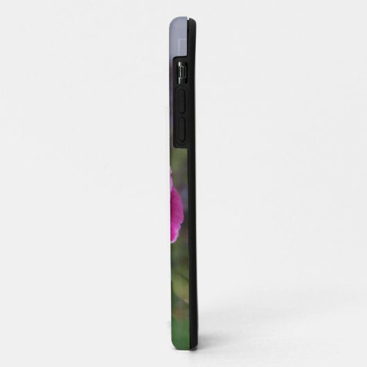 iPhone 11 hoesje met roze bloem (Achterkant/links)