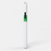 iPhone 11 Hoesje | Regenboogstrips met monogram (Achterkant/rechts)