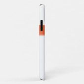 iPhone 11 Hoesje | Regenboogstrips met monogram (Achterkant/rechts)