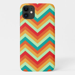 iPhone 11 Hoesje Retro Zig Zag Chevron Pattern