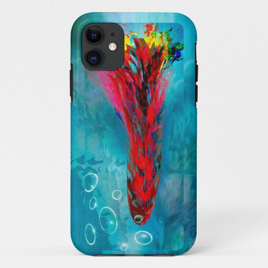 iPhone 11 Poisson Coque robuste (Dos)