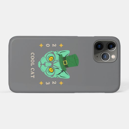 iPhone 11 Pro Cool Coque chat (Dos (Horizontal))