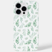 iPhone 11 Pro Max motif feuille vert coque (Verso)