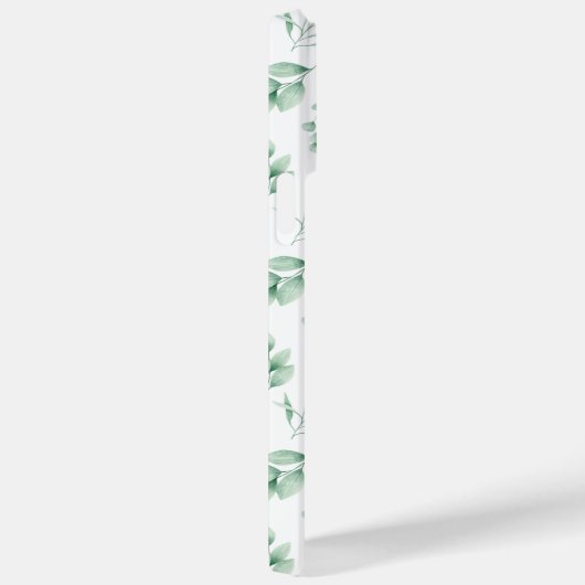 iPhone 11 Pro Max motif feuille vert coque (Verso / Droite)