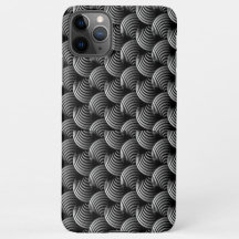 iPhone 11 Pro Max zwart-curve hoesje van patroon