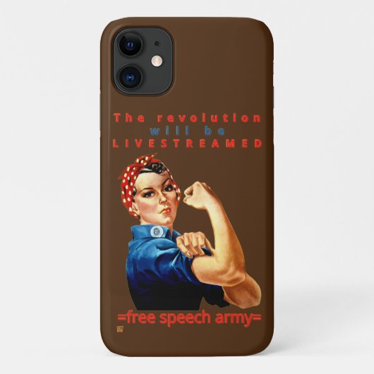 iPhone 11 telefoongeval "DE REVOLUTIE..." Case-Mate iPhone Case (Achterkant)