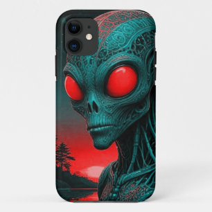 iPhone 11 telefoonhoesje met buitenaards thema Hoesje